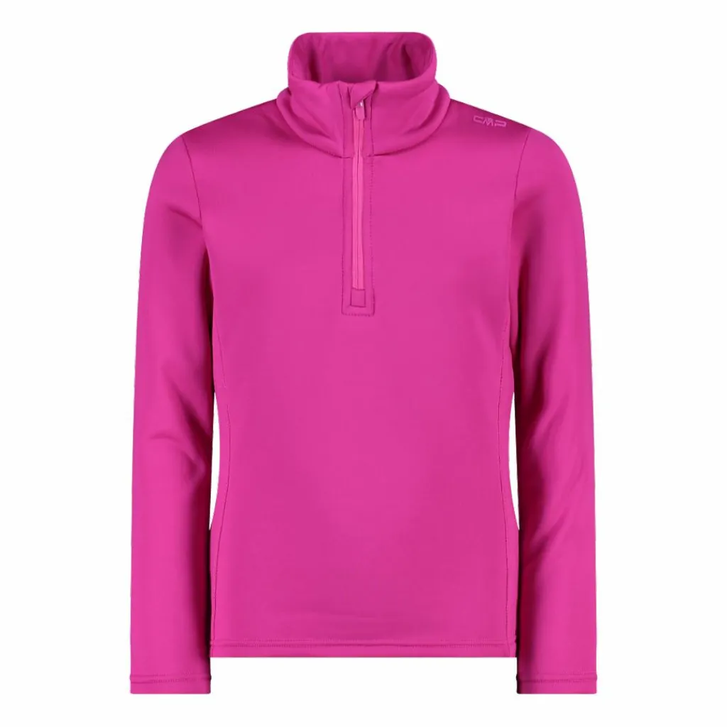 Mädchen Stretch Performance Stehkragenshirt mit kurzem Reißverschluss>CMP New