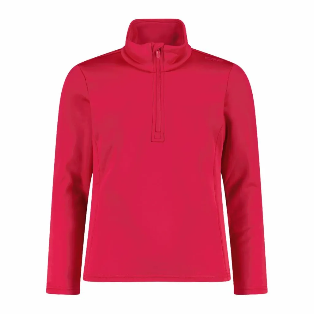 Mädchen Stretch Performance Stehkragenshirt mit kurzem Reißverschluss>CMP New