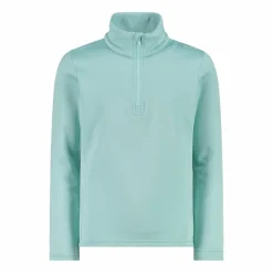 Mädchen Stretch Performance Stehkragenshirt mit kurzem Reißverschluss><noscript><img width=