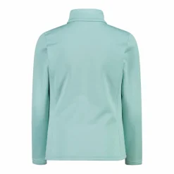 Mädchen Stretch Performance Stehkragenshirt mit kurzem Reißverschluss><noscript><img width=