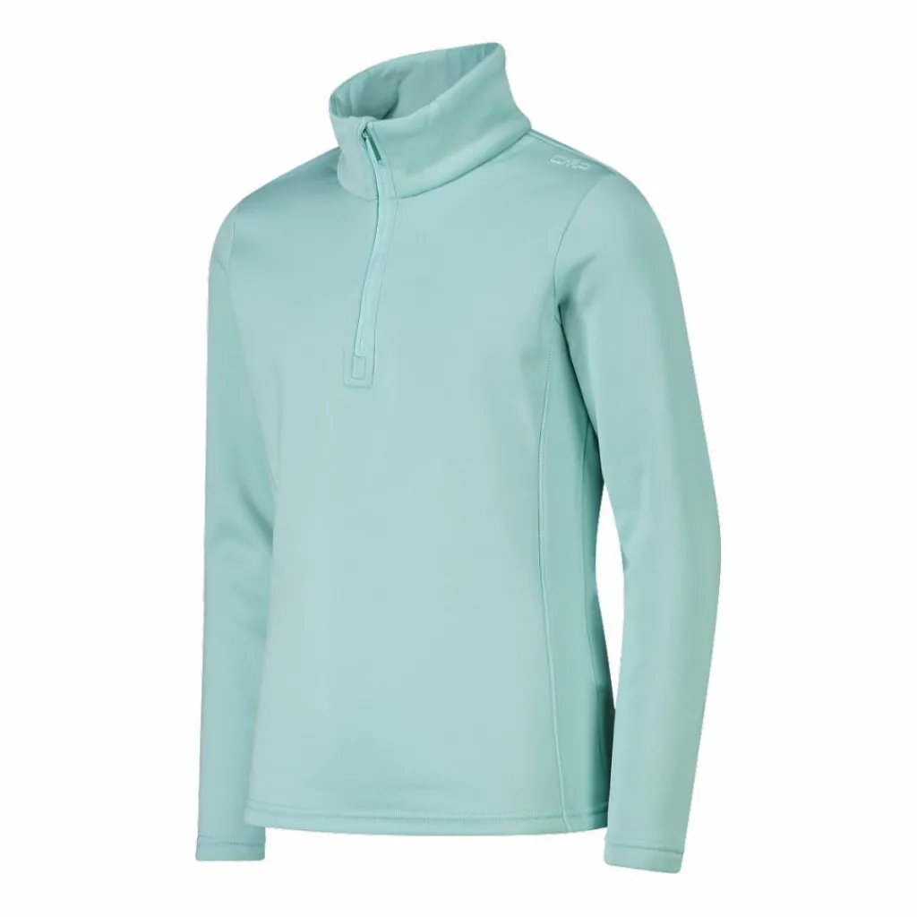 Mädchen Stretch Performance Stehkragenshirt mit kurzem Reißverschluss>CMP New
