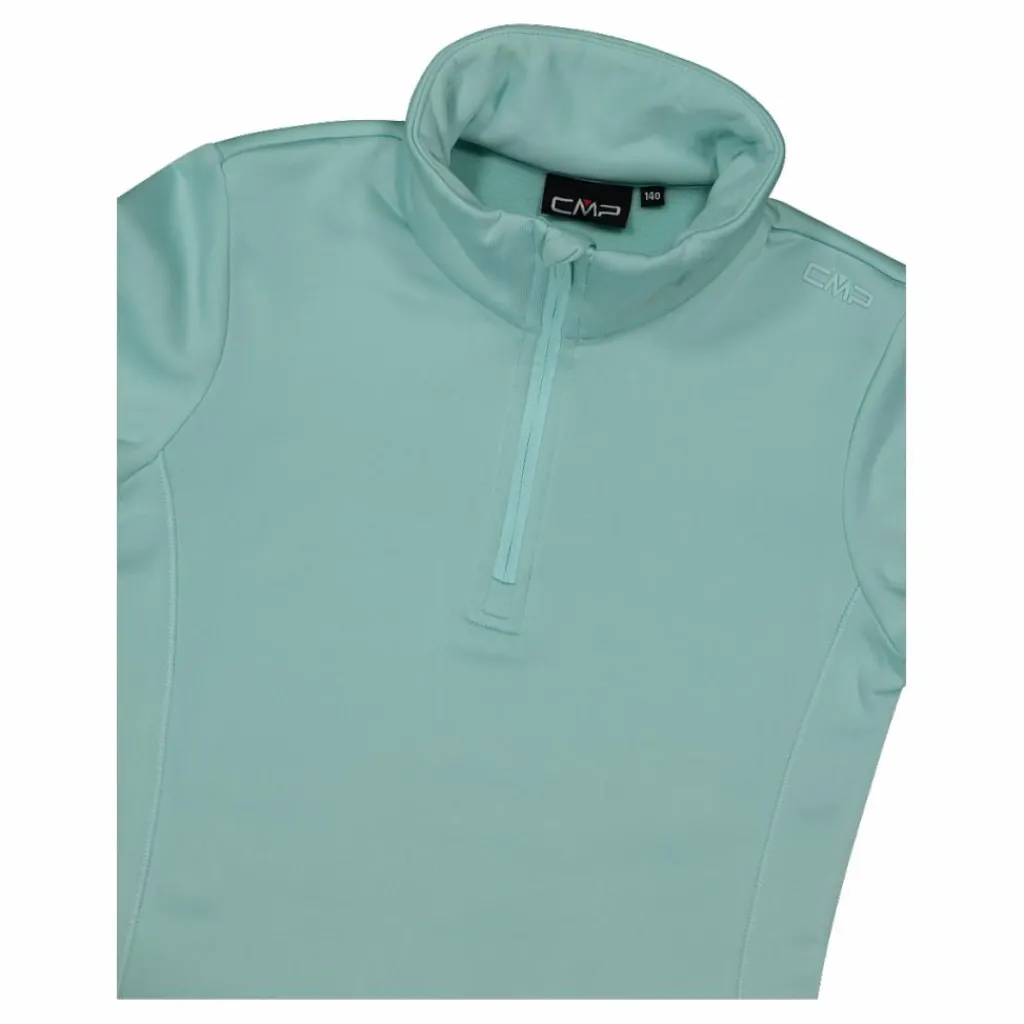 Mädchen Stretch Performance Stehkragenshirt mit kurzem Reißverschluss>CMP New