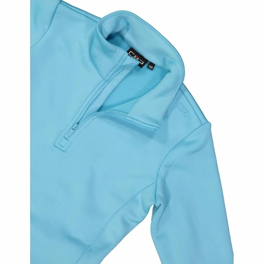 Mädchen Stretch Performance Stehkragenshirt mit kurzem Reißverschluss>CMP New