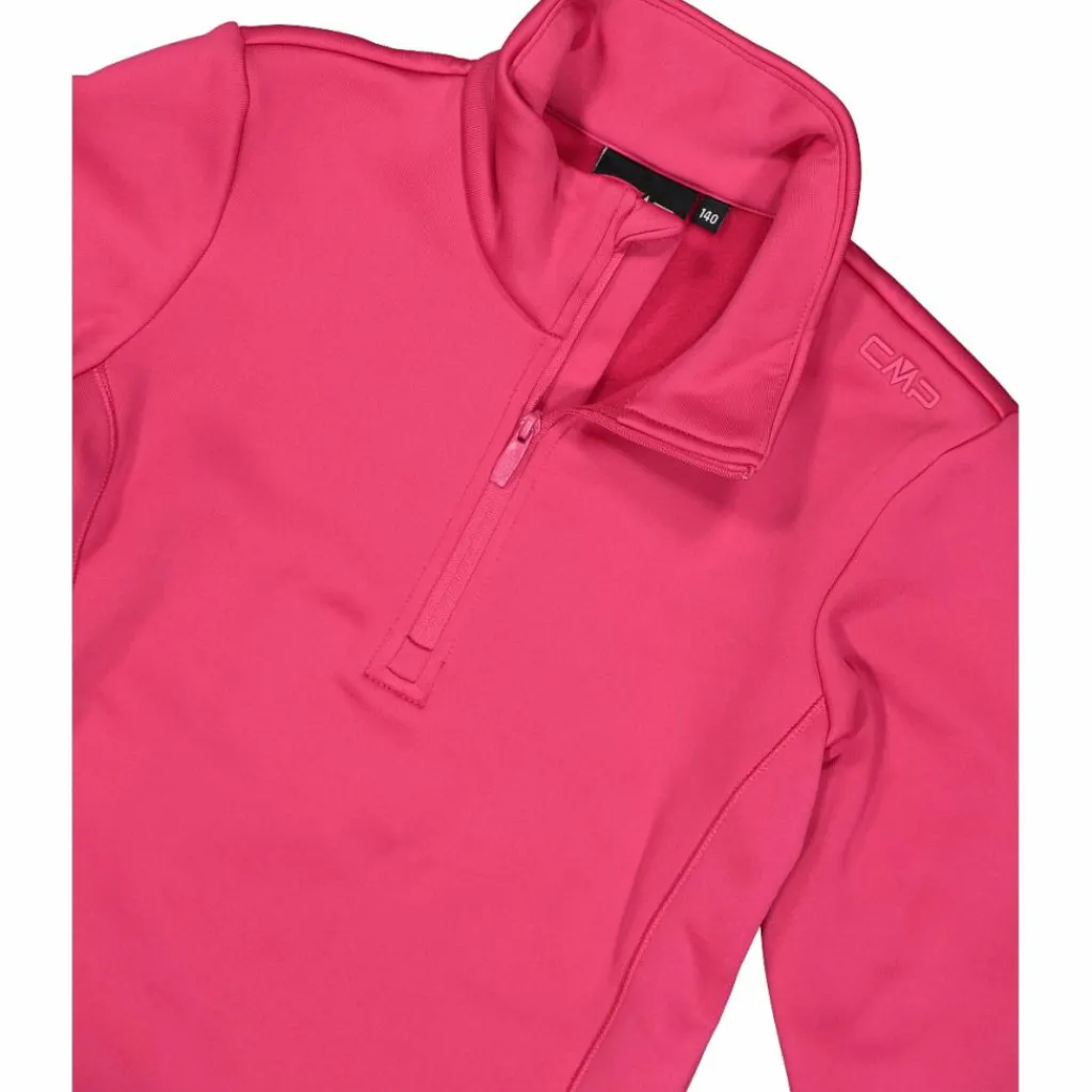 Mädchen Stretch Performance Stehkragenshirt mit kurzem Reißverschluss>CMP New