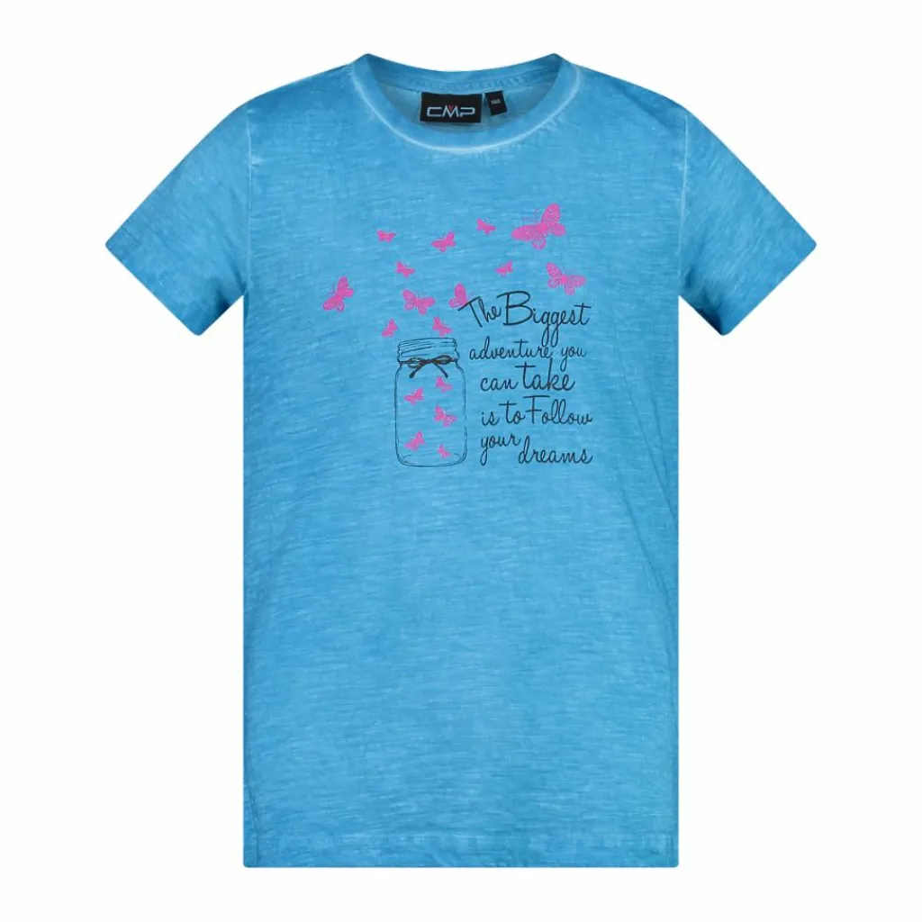 Mädchen T-Shirt aus Baumwoll Slub-Jersey>CMP