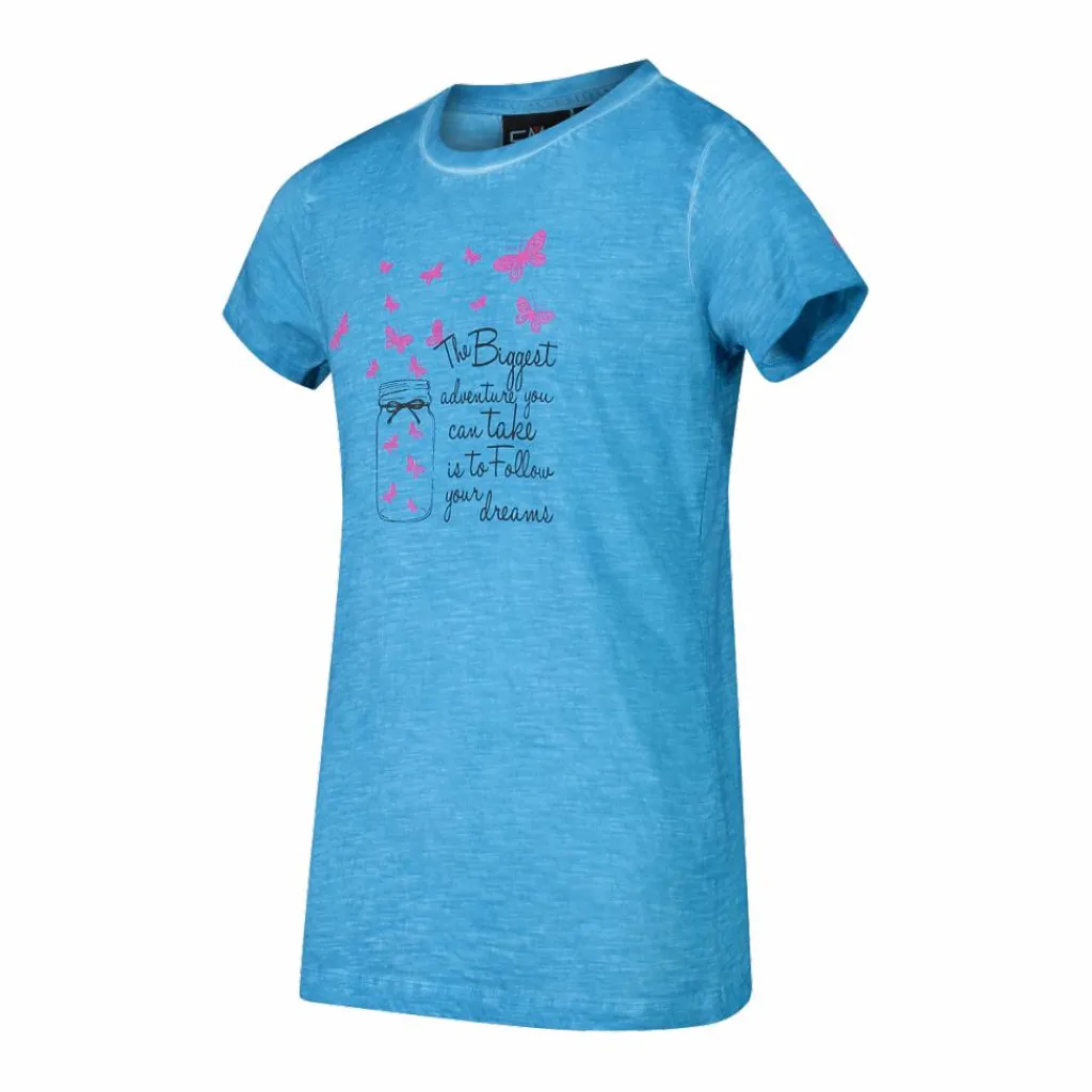 Mädchen T-Shirt aus Baumwoll Slub-Jersey>CMP