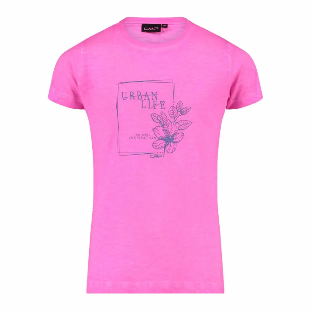 Mädchen T-Shirt aus Baumwoll Slub-Jersey>CMP