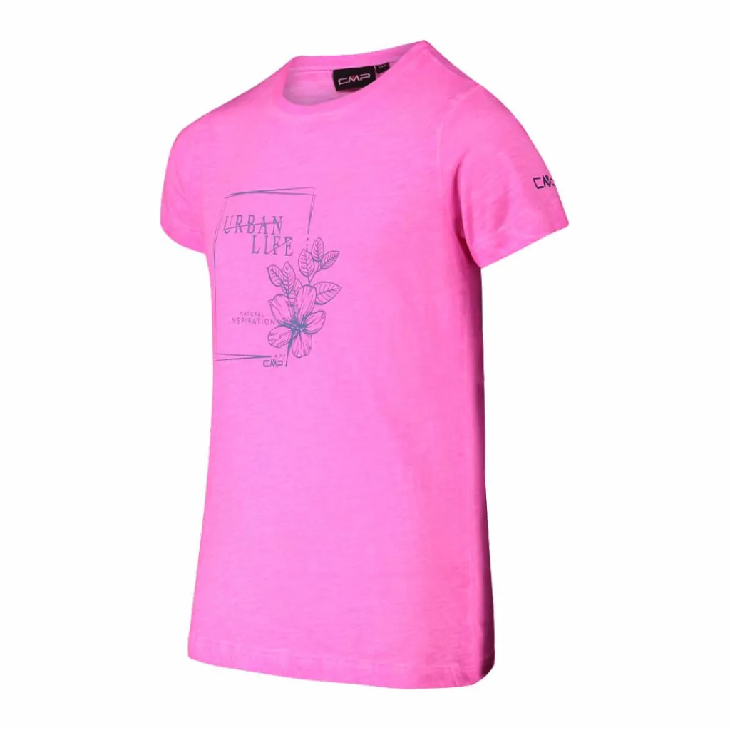 Mädchen T-Shirt aus Baumwoll Slub-Jersey>CMP