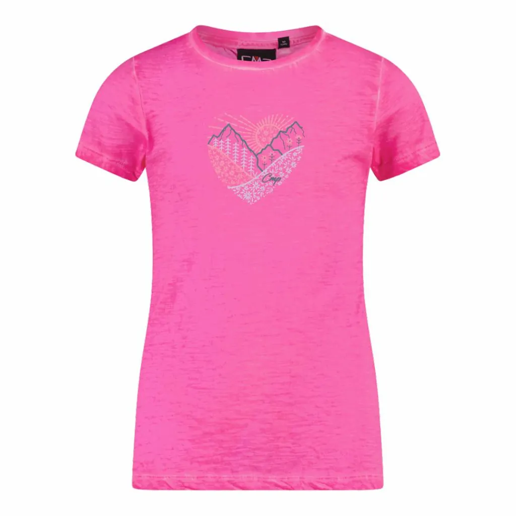 Mädchen T-Shirt aus Baumwoll Slub-Jersey>CMP