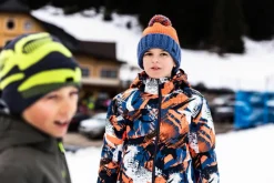 Mädchen/Jungen-Strickmütze><noscript><img width=