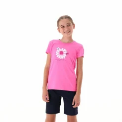 Mädchen-T-Shirt aus Funktionsgewebe mit Print vorne><noscript><img width=