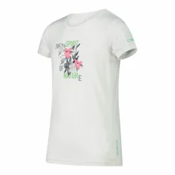 Mädchen-T-Shirt aus Funktionsgewebe mit Print vorne><noscript><img width=