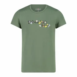 Mädchen-T-Shirt aus Funktionsgewebe mit Print vorne><noscript><img width=