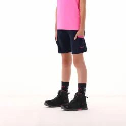 Mädchen-Wanderbermuda aus leichtem Stretch-Polyester><noscript><img width=