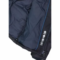 Melierte gepolsterte Herrenjacke mit Kapuze mit Sorona><noscript><img width=
