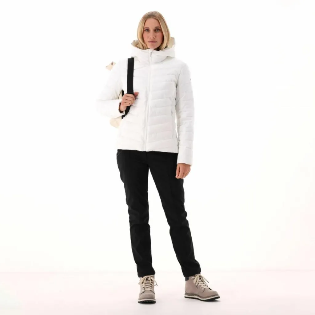 Melierte, wattierte Damenjacke mit Kapuze mit Sorona>CMP Sale
