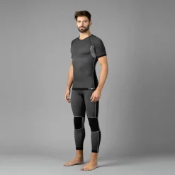 Men's seamless thermal base layer t-shirt><noscript><img width=