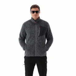 Mélange-HighLoft-Fleece für Herren mit hitzeversiegelter Tasche><noscript><img width=