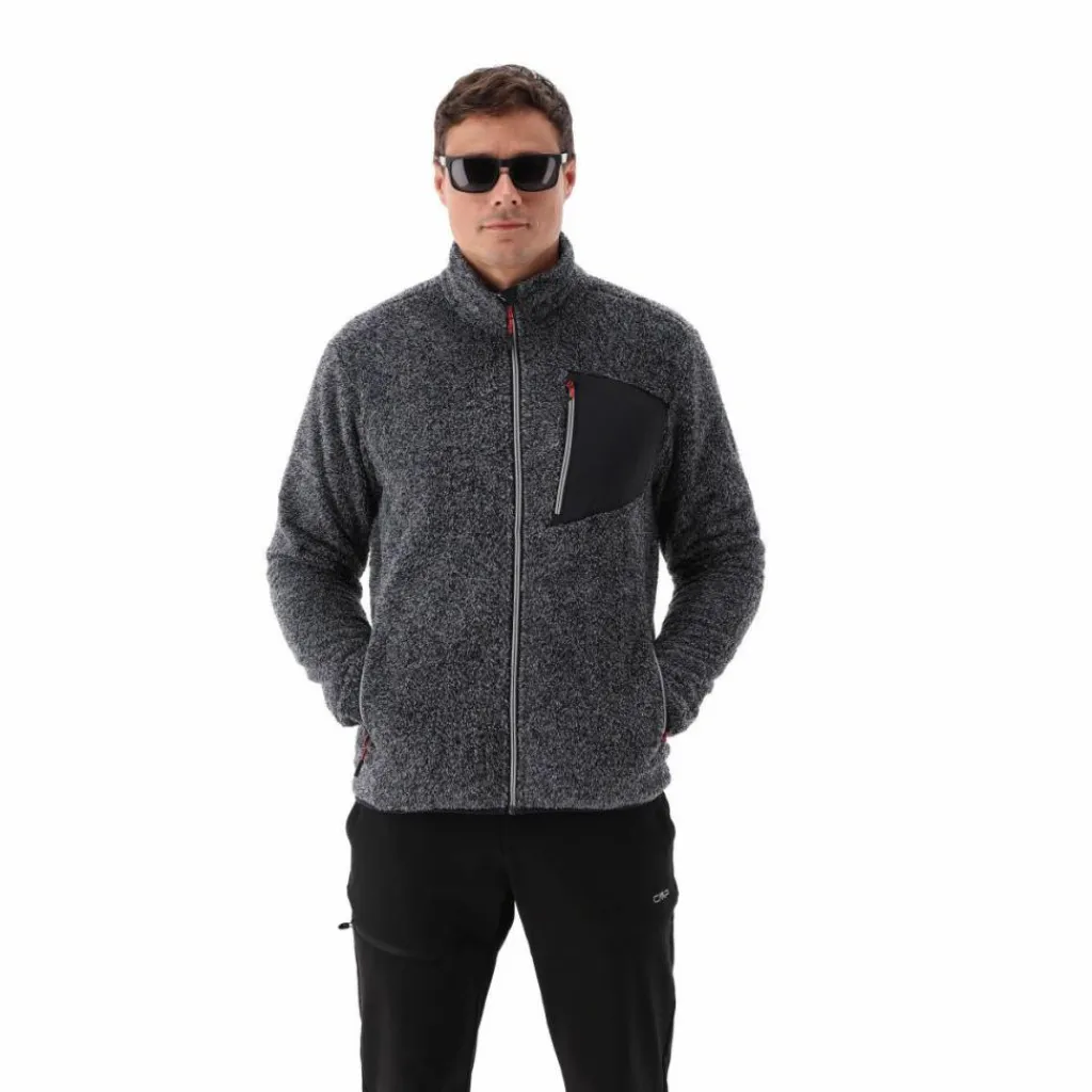 Mélange-HighLoft-Fleece für Herren mit hitzeversiegelter Tasche>CMP Sale