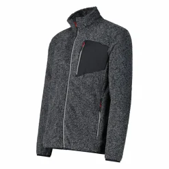 Mélange-HighLoft-Fleece für Herren mit hitzeversiegelter Tasche><noscript><img width=