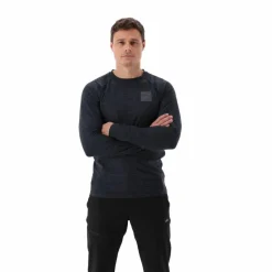 Mélange-HighLoft-Fleece für Herren mit hitzeversiegelter Tasche><noscript><img width=