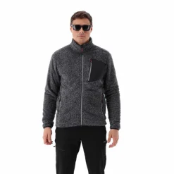 Mélange-HighLoft-Fleece für Herren mit hitzeversiegelter Tasche><noscript><img width=