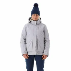 Multifunktionale Damenjacke mit abnehmbarer Innenschicht mit Kapuze><noscript><img width=
