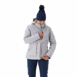 Multifunktionale Damenjacke mit abnehmbarer Innenschicht mit Kapuze><noscript><img width=