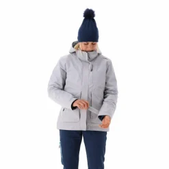Multifunktionale Damenjacke mit abnehmbarer Innenschicht mit Kapuze><noscript><img width=