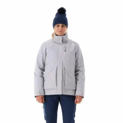 Multifunktionale Damenjacke mit abnehmbarer Innenschicht mit Kapuze><noscript><img width=