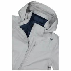 Multifunktionale Damenjacke mit abnehmbarer Innenschicht mit Kapuze><noscript><img width=