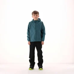 Regenjacke mit fest angebrachter Kapuze für Jungen><noscript><img width=