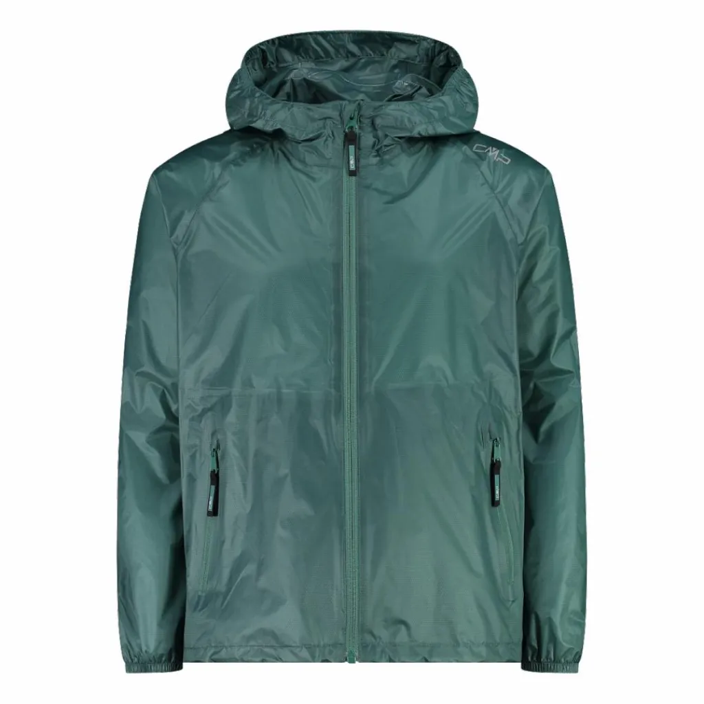Regenjacke mit fest angebrachter Kapuze für Mädchen>CMP Online