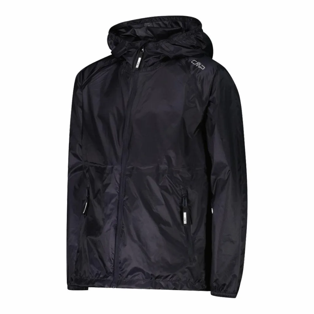 Regenjacke mit fest angebrachter Kapuze für Mädchen>CMP Online
