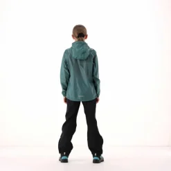 Regenjacke mit fest angebrachter Kapuze für Mädchen><noscript><img width=