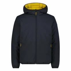 Reversible Herrenjacke mit feststehender Kapuze><noscript><img width=