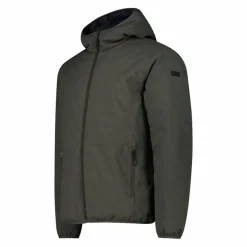 Reversible Herrenjacke mit feststehender Kapuze><noscript><img width=