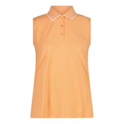 Ärmelloses Damen-Poloshirt aus Stretch-Piqué><noscript><img width=