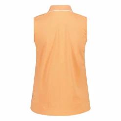 Ärmelloses Damen-Poloshirt aus Stretch-Piqué><noscript><img width=