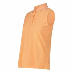 Ärmelloses Damen-Poloshirt aus Stretch-Piqué><noscript><img width=