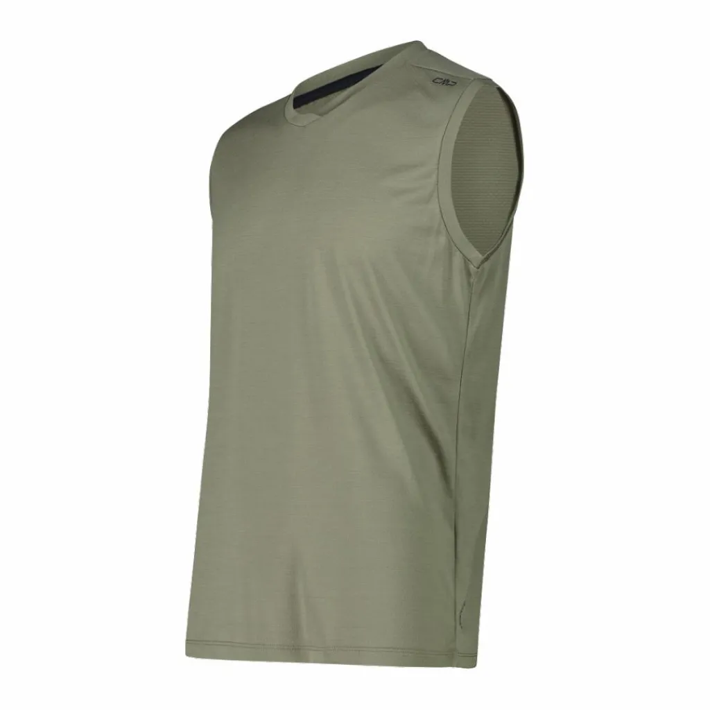 Ärmelloses Herren-T-Shirt aus Piquéstrick>CMP Hot