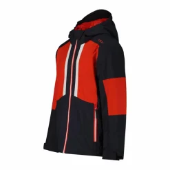 Skijacke aus Twill für Jungen mit Kapuze><noscript><img width=