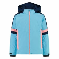 Skijacke für Mädchen mit abnehmbarer Kapuze><noscript><img width=