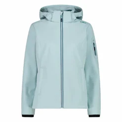 Softshell-Damenjacke mit abnehmbarer Kapuze><noscript><img width=