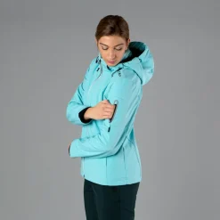 Softshell-Damenjacke mit abnehmbarer Kapuze><noscript><img width=