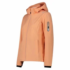Softshell-Damenjacke mit abnehmbarer Kapuze><noscript><img width=