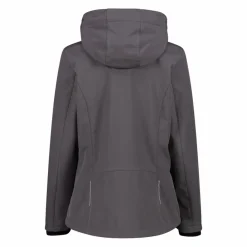 Softshell-Damenjacke mit abnehmbarer Kapuze><noscript><img width=