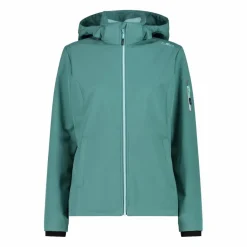 Softshell-Damenjacke mit abnehmbarer Kapuze><noscript><img width=