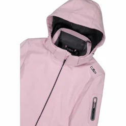 Softshell-Damenjacke mit abnehmbarer Kapuze><noscript><img width=