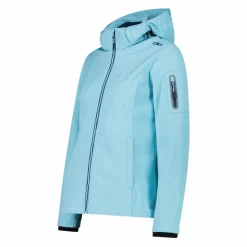 Softshell-Damenjacke mit abnehmbarer Kapuze><noscript><img width=